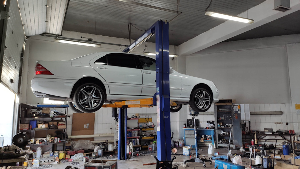 Заехал заменить стойки стабилизатора и понеслось — Mercedes-Benz S ...