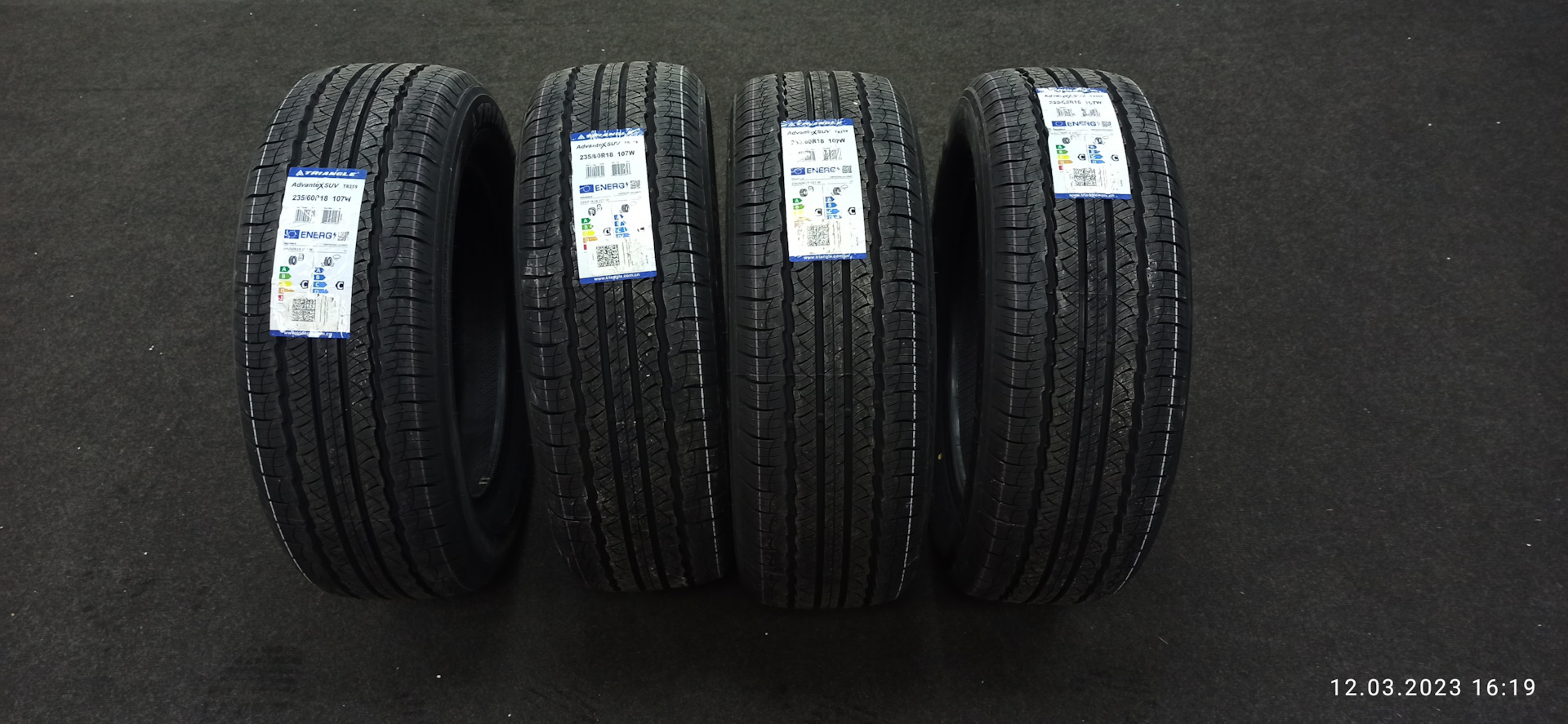 №6. Летняя резина TRIANGLE TR259. 235/60 R18. — Hyundai Santa Fe (3G ...