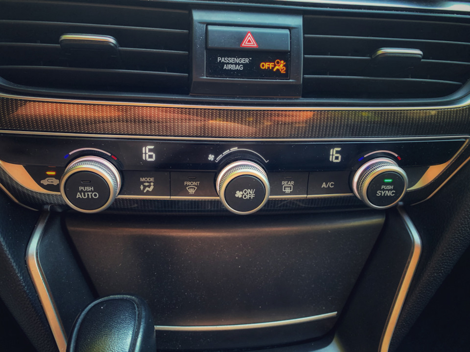 Перевод климата в Цельсия — Honda Accord (10G), 1,5 л, 2019 года ...
