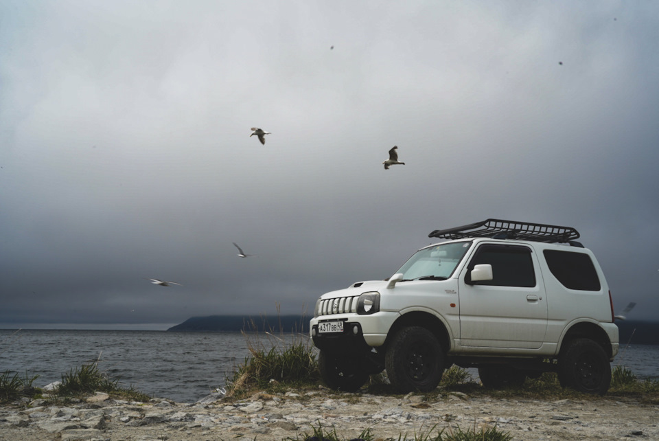ОСЛИК НА РЫБАЛКЕ — Suzuki Jimny (1G), 0,7 л, 2008 года | покатушки | DRIVE2