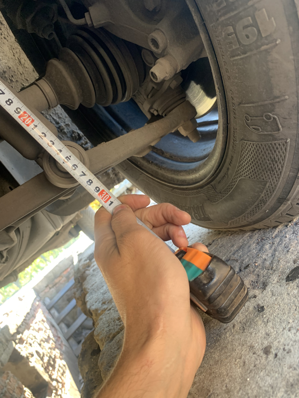 Регулировка торсионов ч.2 — Volkswagen Transporter T4, 1,9 л, 1995 года ...