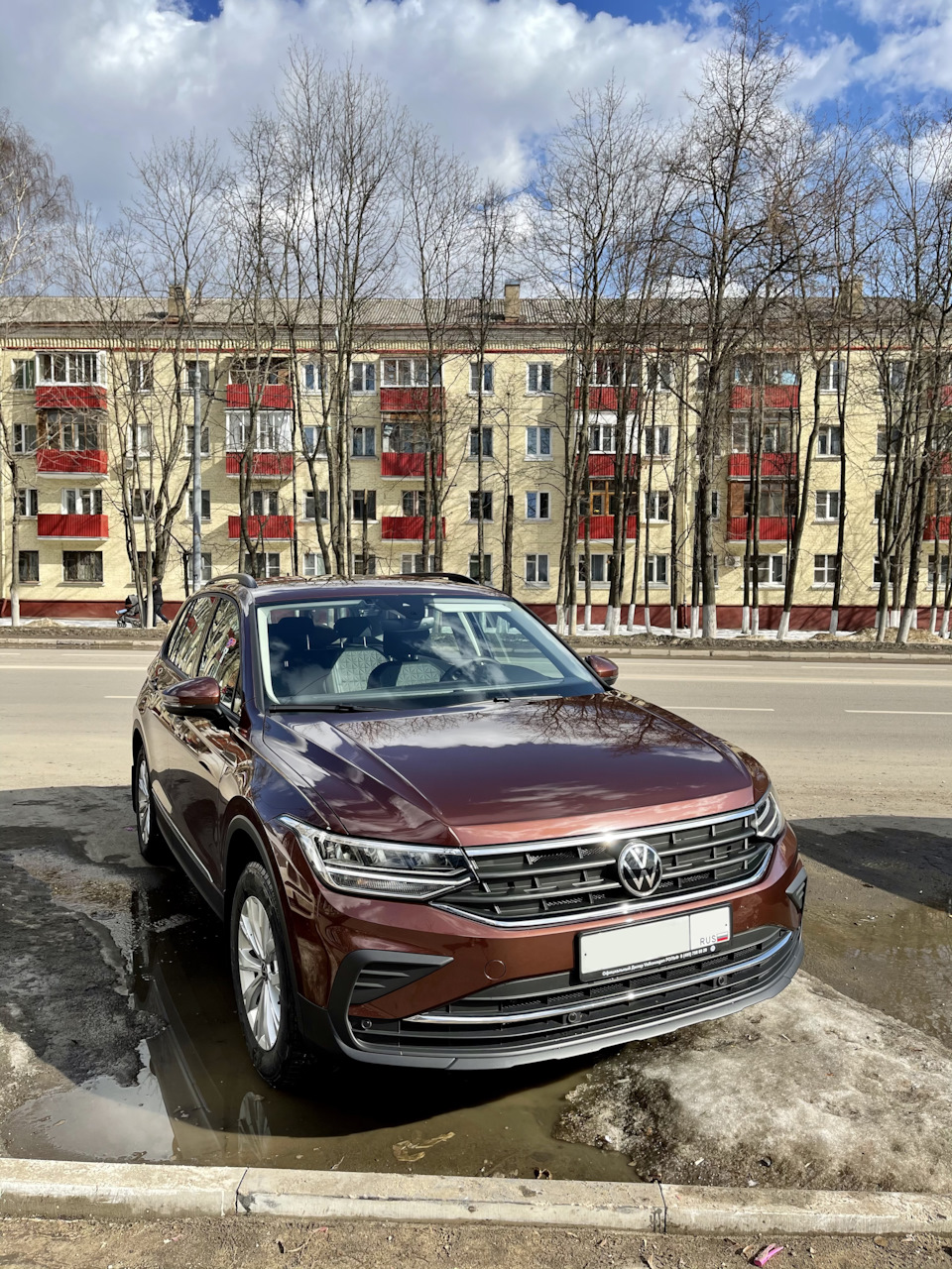 Шанс стать первым… воспользовался! — Volkswagen Tiguan (2G), 1,4 л, 2021  года | плановое ТО | DRIVE2