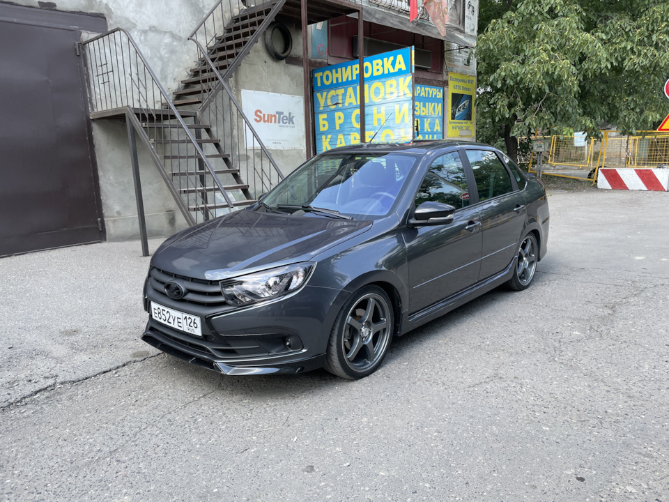 Атермальная тонировка — Lada Гранта (2G) FL, 1,6 л, 2020 года | визит ...