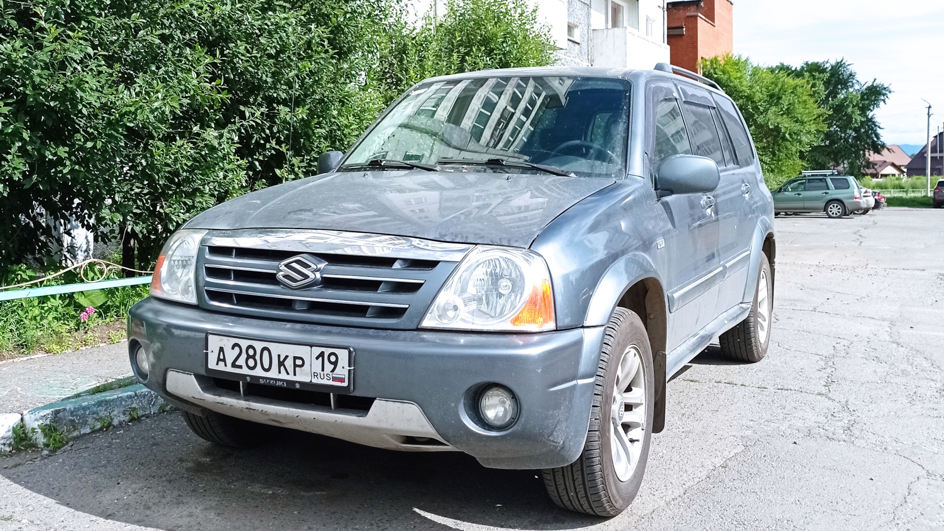 Suzuki Vitara XL7 2.7 бензиновый 2004 | Серо-синий металлик на DRIVE2