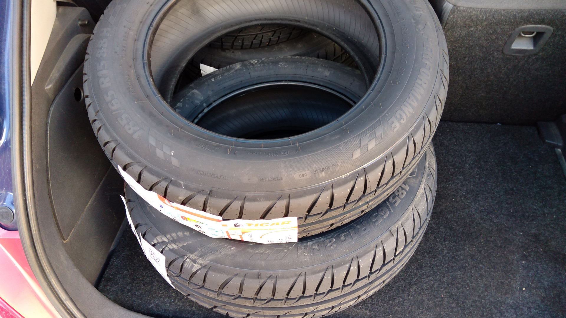 Новая летняя резина tigar high performance 185/65 r15 — Opel Corsa D, 1 ...