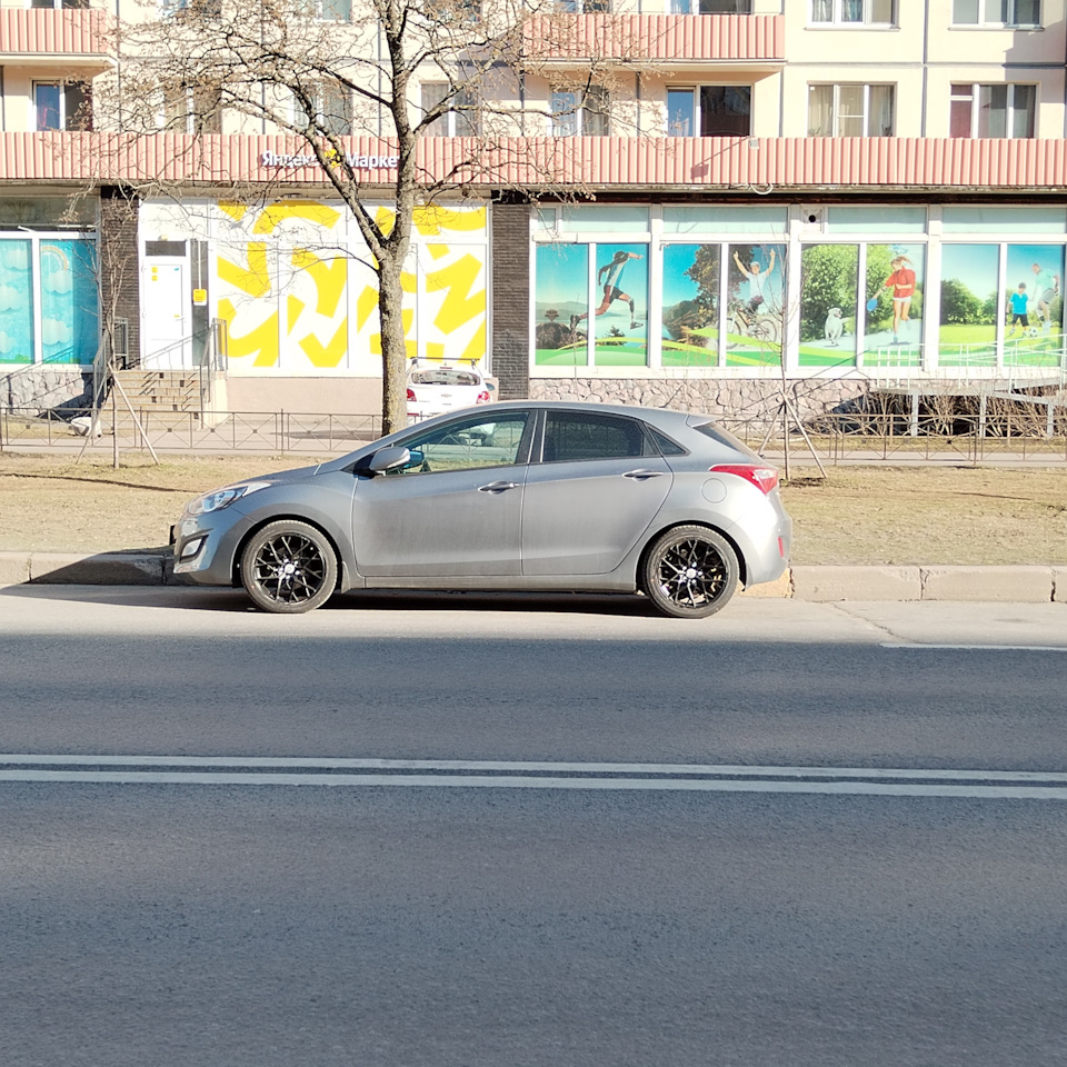 205/55 R16->225/45 R17 — Hyundai i30 (2G), 1,6 л, 2012 года | шины | DRIVE2