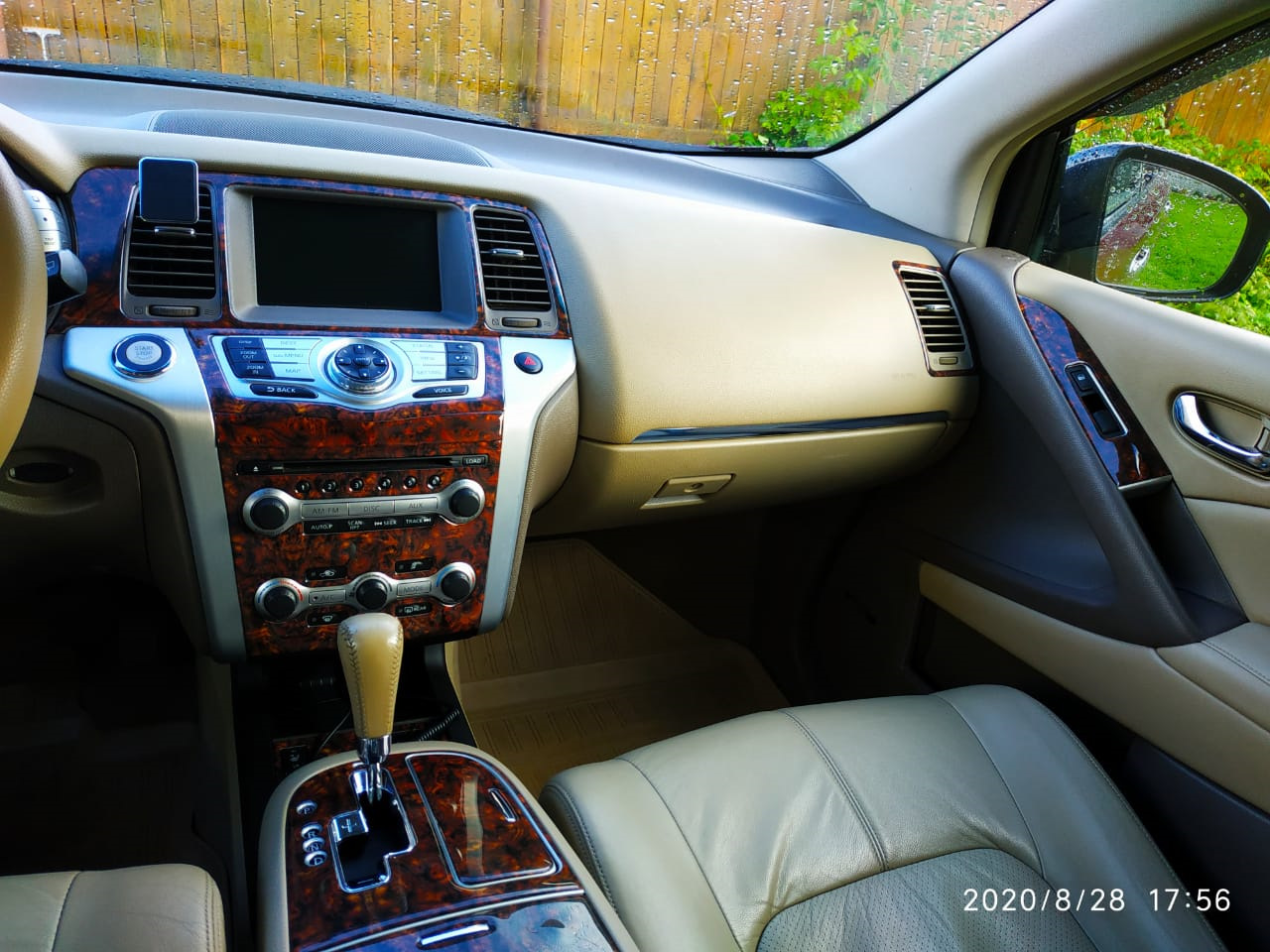 Накладки салона под дерево для Nissan Murano. Тюнинг салона Nissan ...