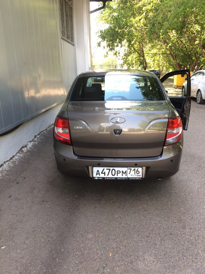 Покраска датчиков парктроника — Lada Гранта, 1,6 л, 2018 года ...