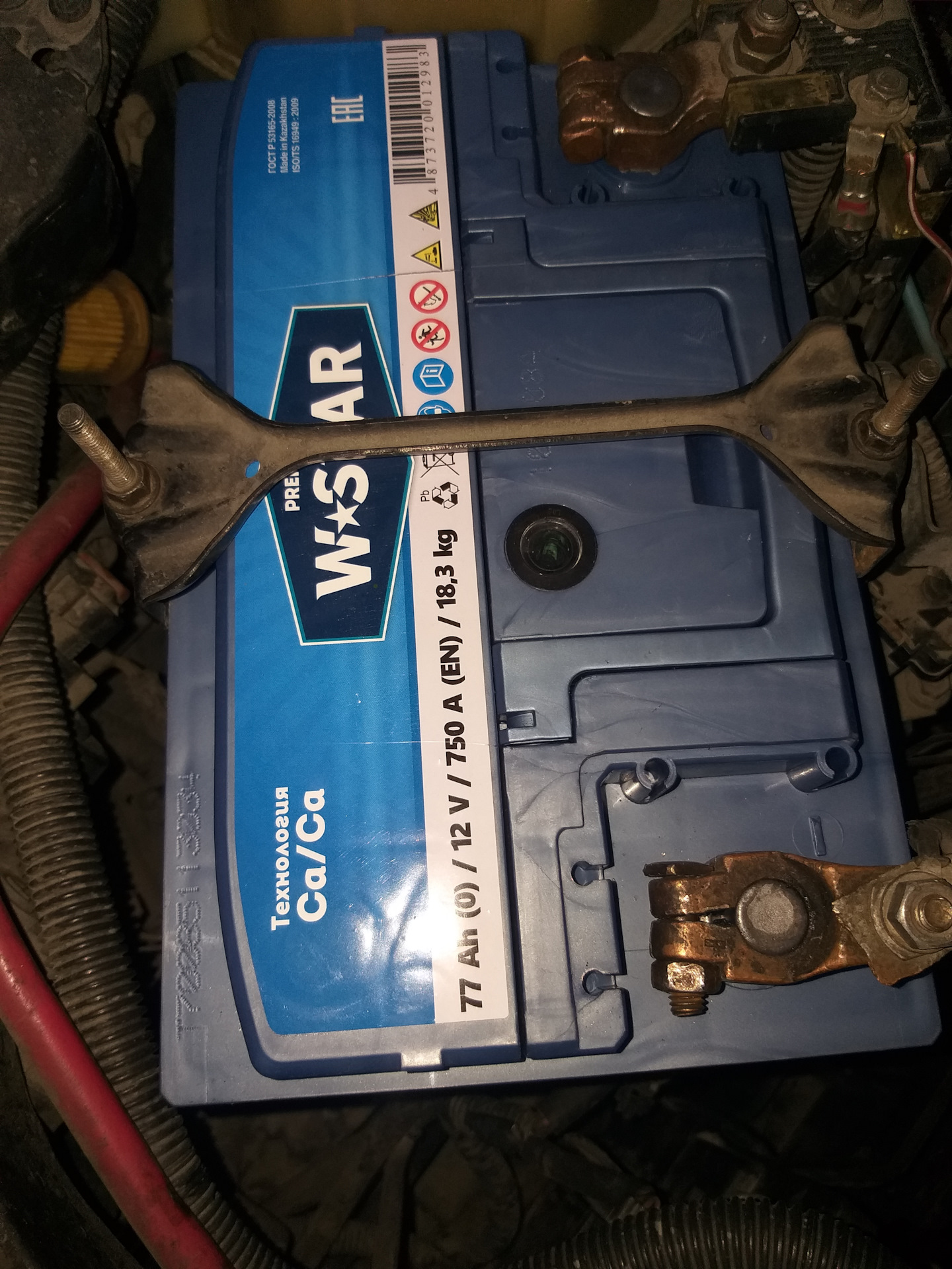 Аккумулятор — Nissan Xterra (N50), 4 л., 2005 года | наблюдение | DRIVE2