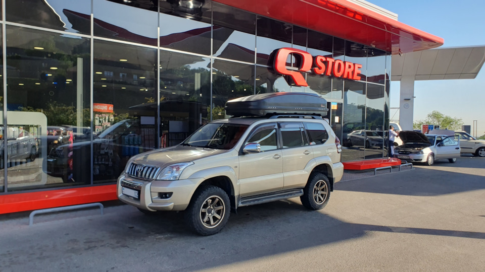 Автобокс Vetlan Titan 1100L — Toyota Land Cruiser Prado 120-series, 4 л ...