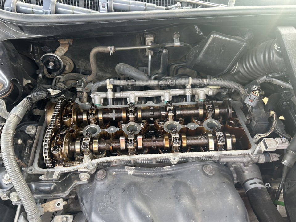 Прокладка клапанной крышки — Toyota Camry (XV40), 2,4 л, 2011 года ...