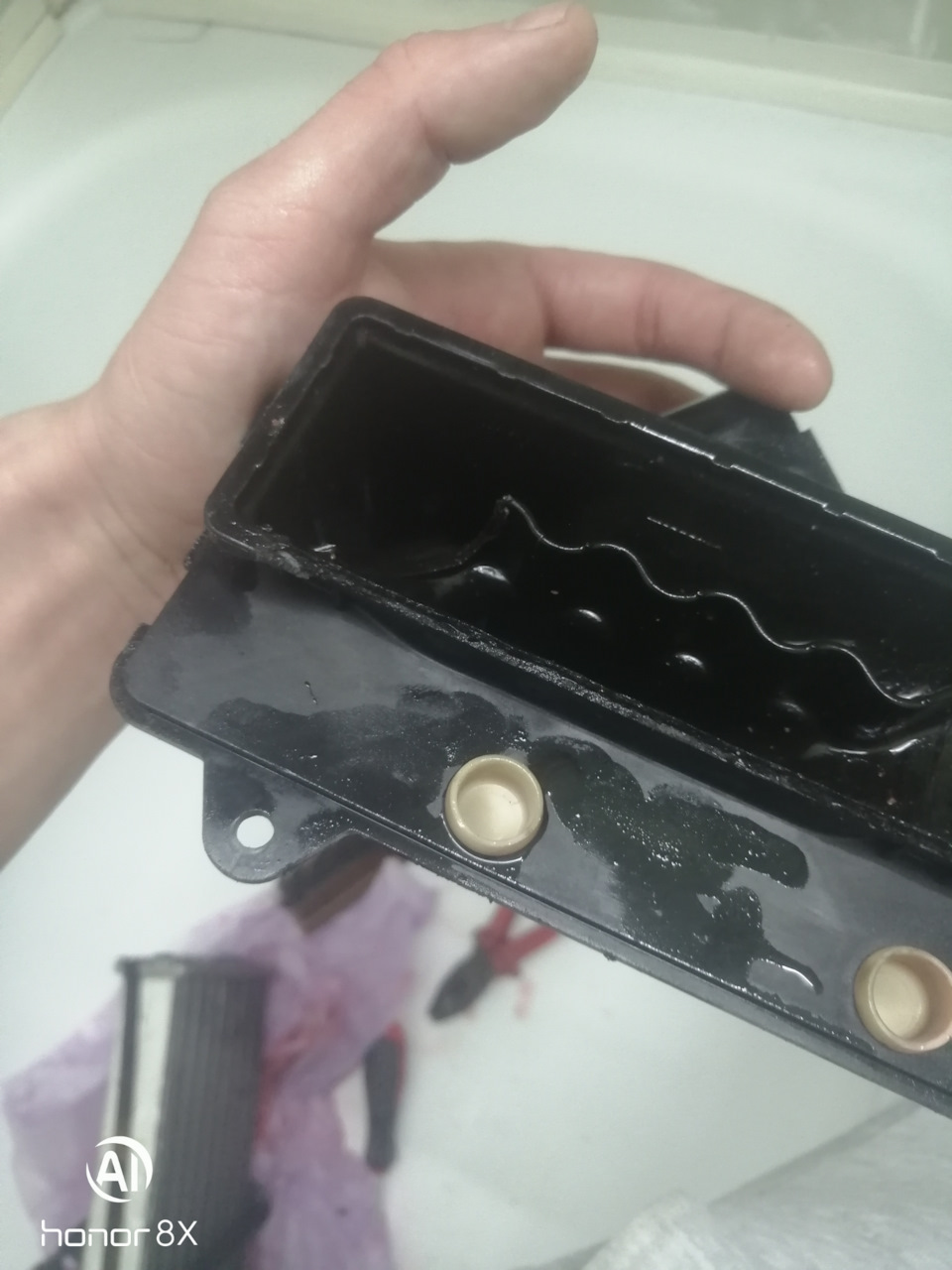 А дело оказалось в радиаторе печки — Renault Laguna I, 1,6 л, 1999 года ...