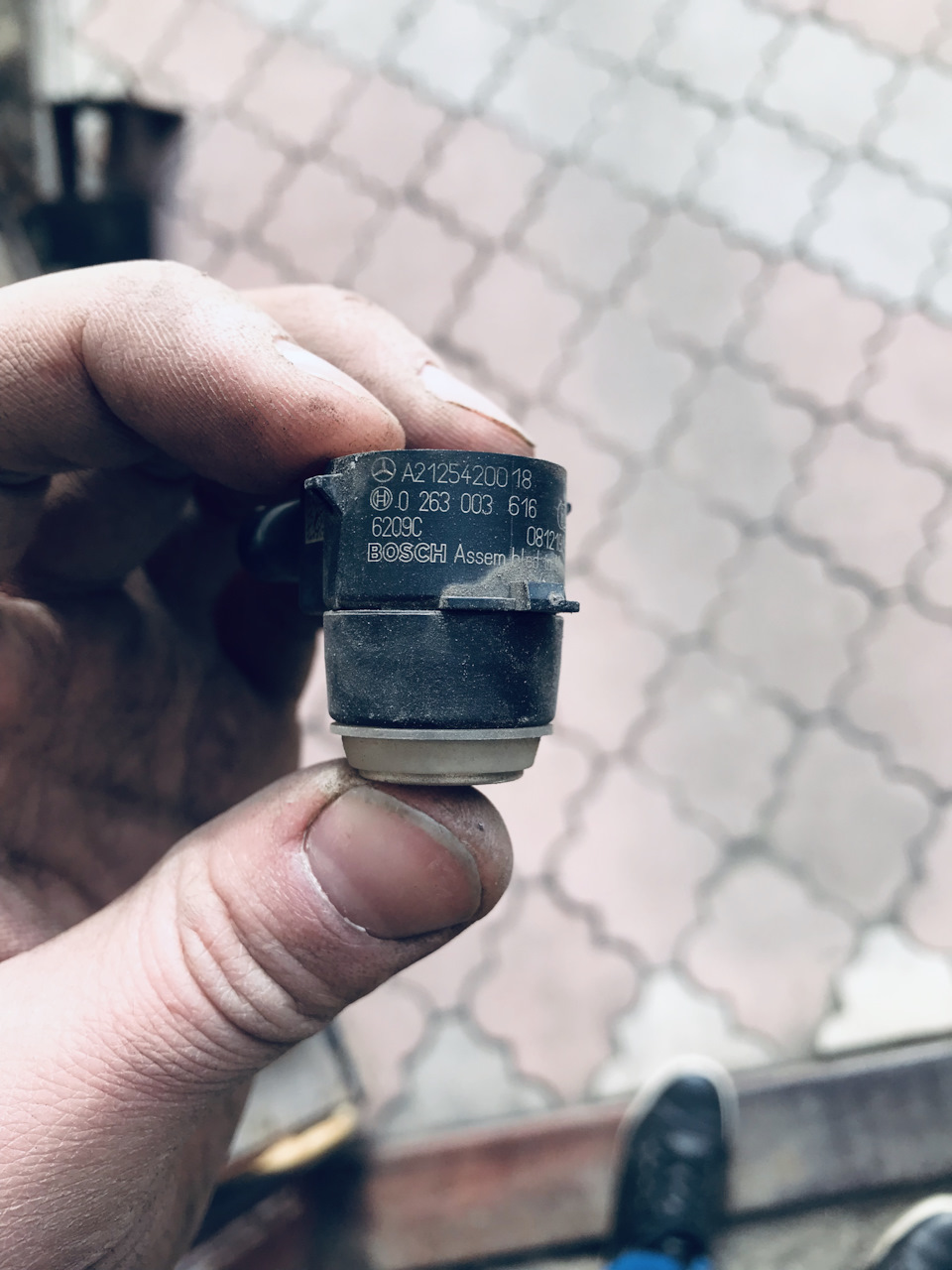 Поломка парктроника — Mercedes-Benz E-class (W212), 3,5 л, 2009 года ...