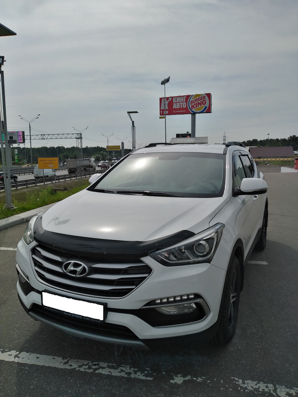 Рейлинги Hyundai SantaFe DM — Hyundai Santa Fe (3G), 2,4 л, 2018 года |  тюнинг | DRIVE2