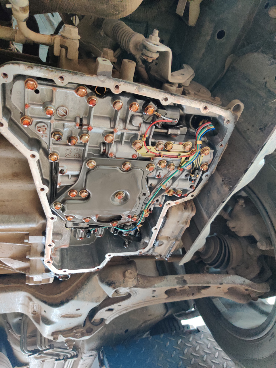 Нюанс по замене масла в АККП после трипа на 6500 км. — Nissan Almera ...