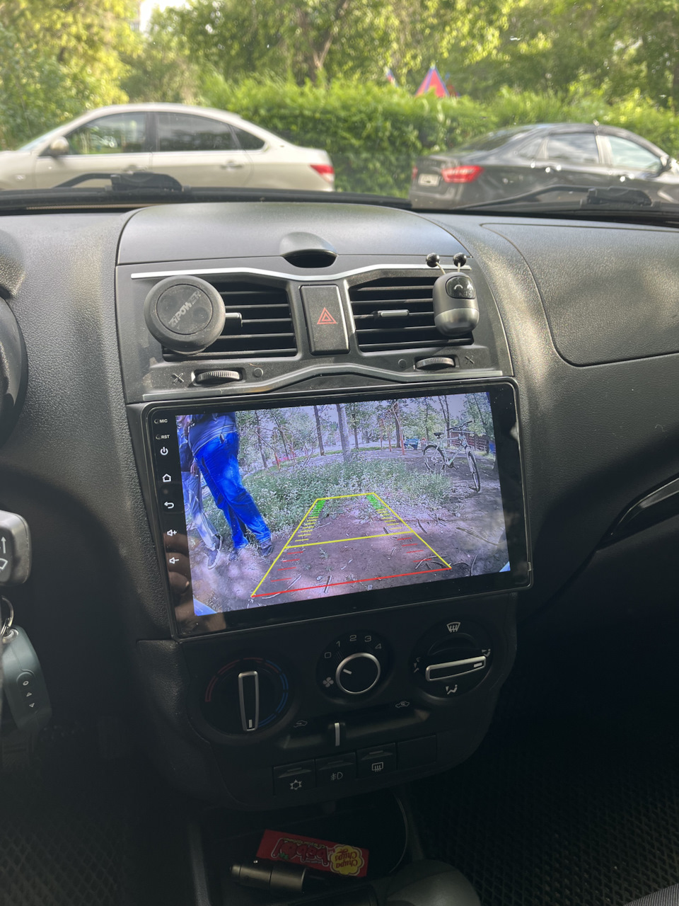 Камера заднего вида Teyes AHD 1080P — Lada Гранта (2G) FL, 1,6 л, 2020 ...