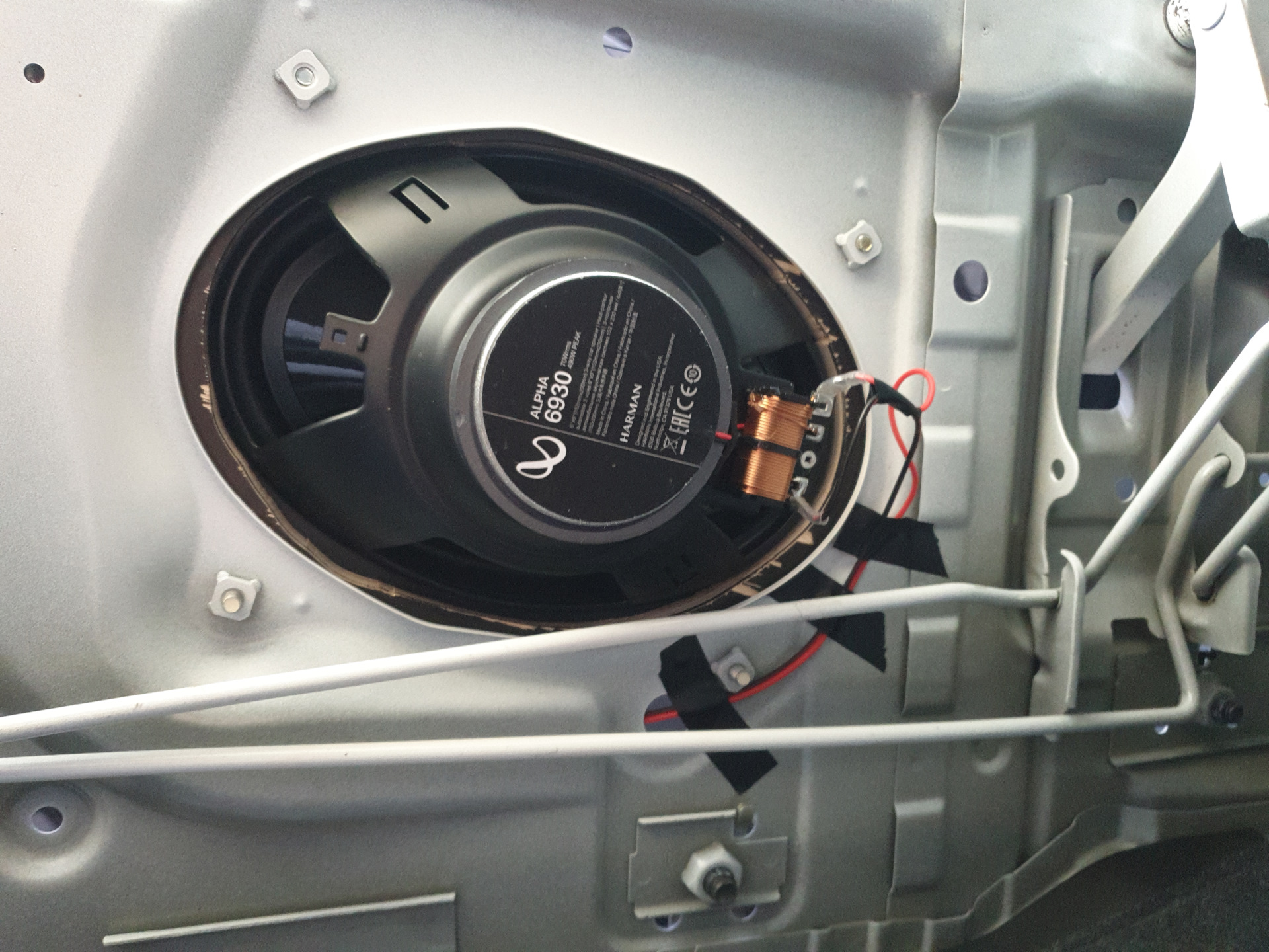 Заменил динамики в задней полке — Toyota Corolla (160), 1,8 л, 2013 ...