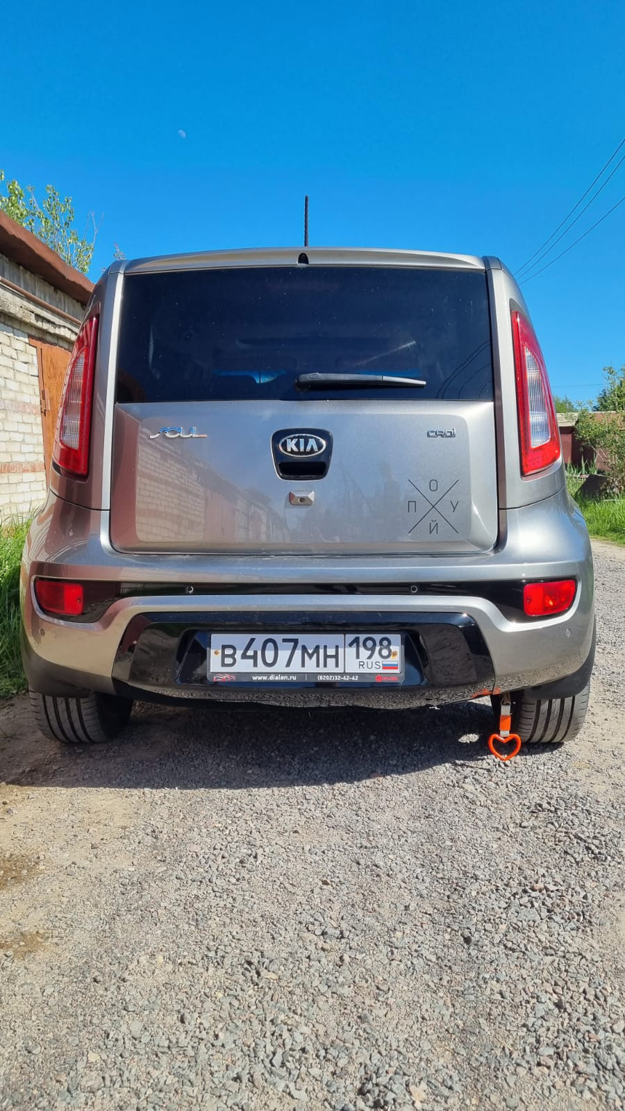 Наклейки (колхоз или нет) — KIA Soul (1G), 1,6 л, 2013 года | стайлинг |  DRIVE2