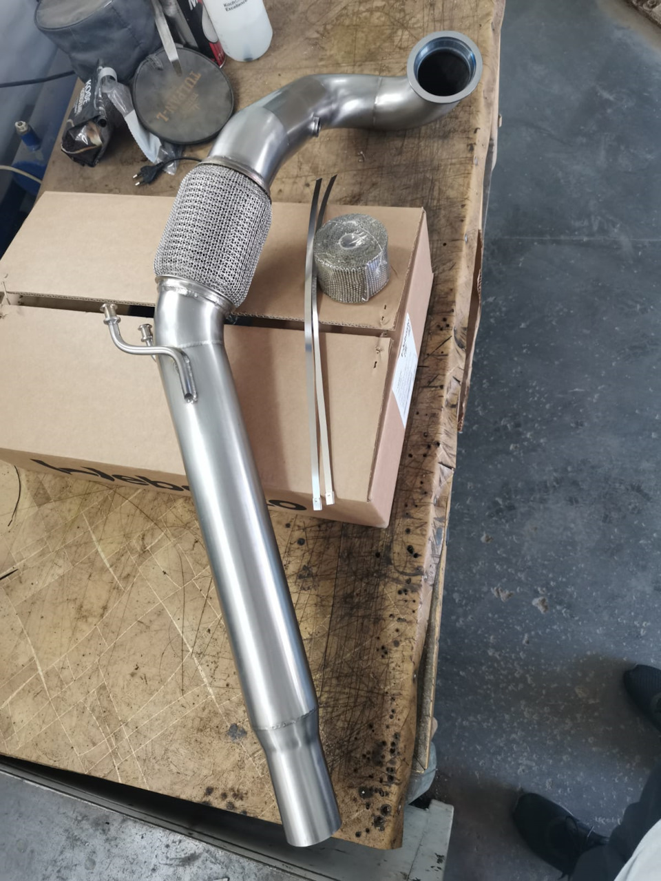 Даунпайп 1.8 шкода октавия