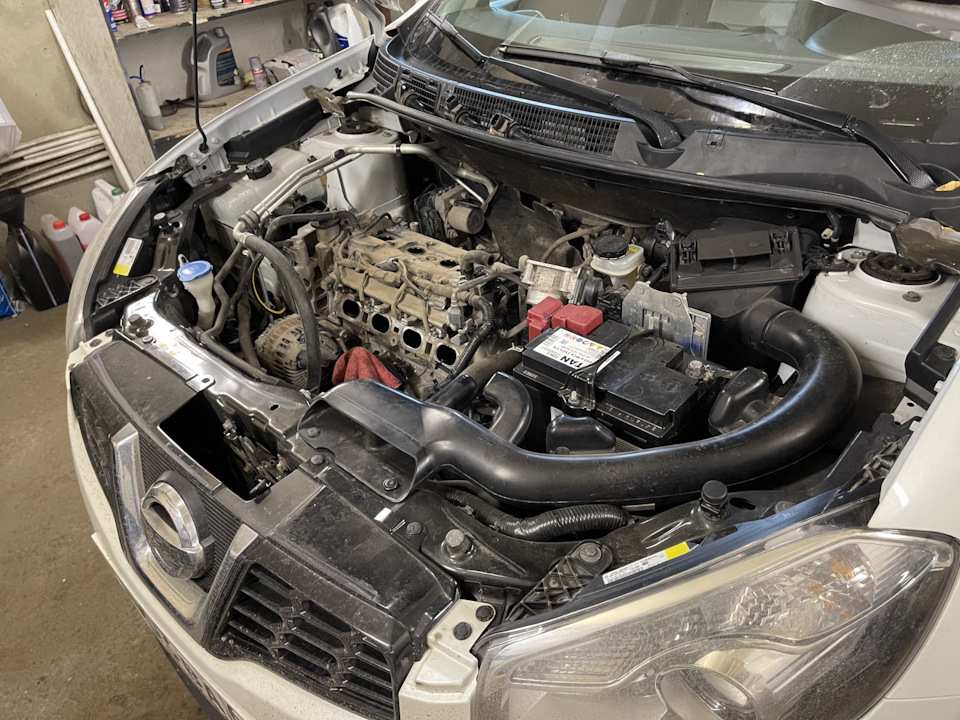 Замена свечей зажигания — Nissan Qashqai (1G), 2 л, 2013 года ...