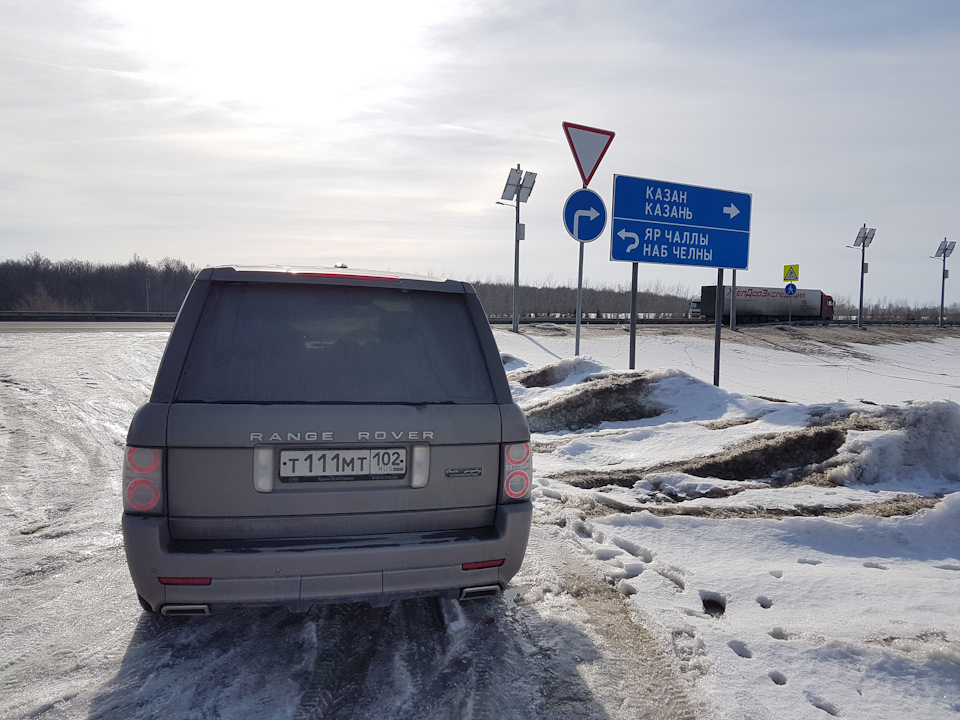 Покатушки на выходные Уфа-Казань-Уфа — Land Rover Range Rover (3G), 4,4 ...