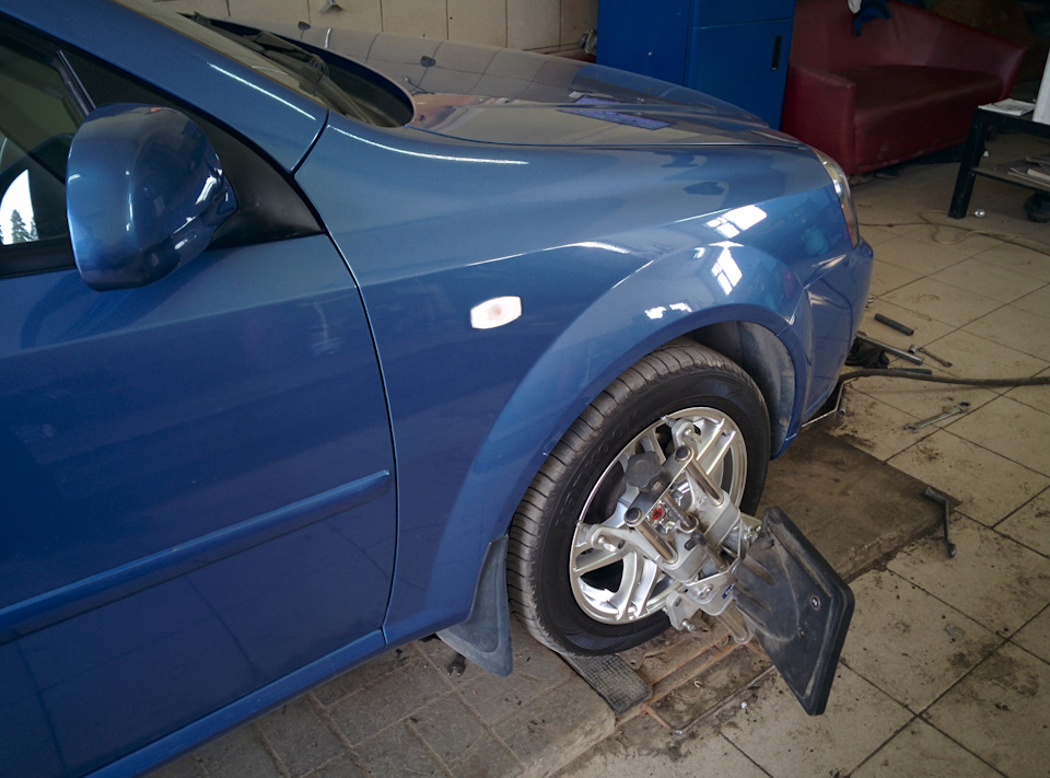 Сход-Развал — Chevrolet Lacetti Sedan, 1,6 л, 2008 года | визит на ...