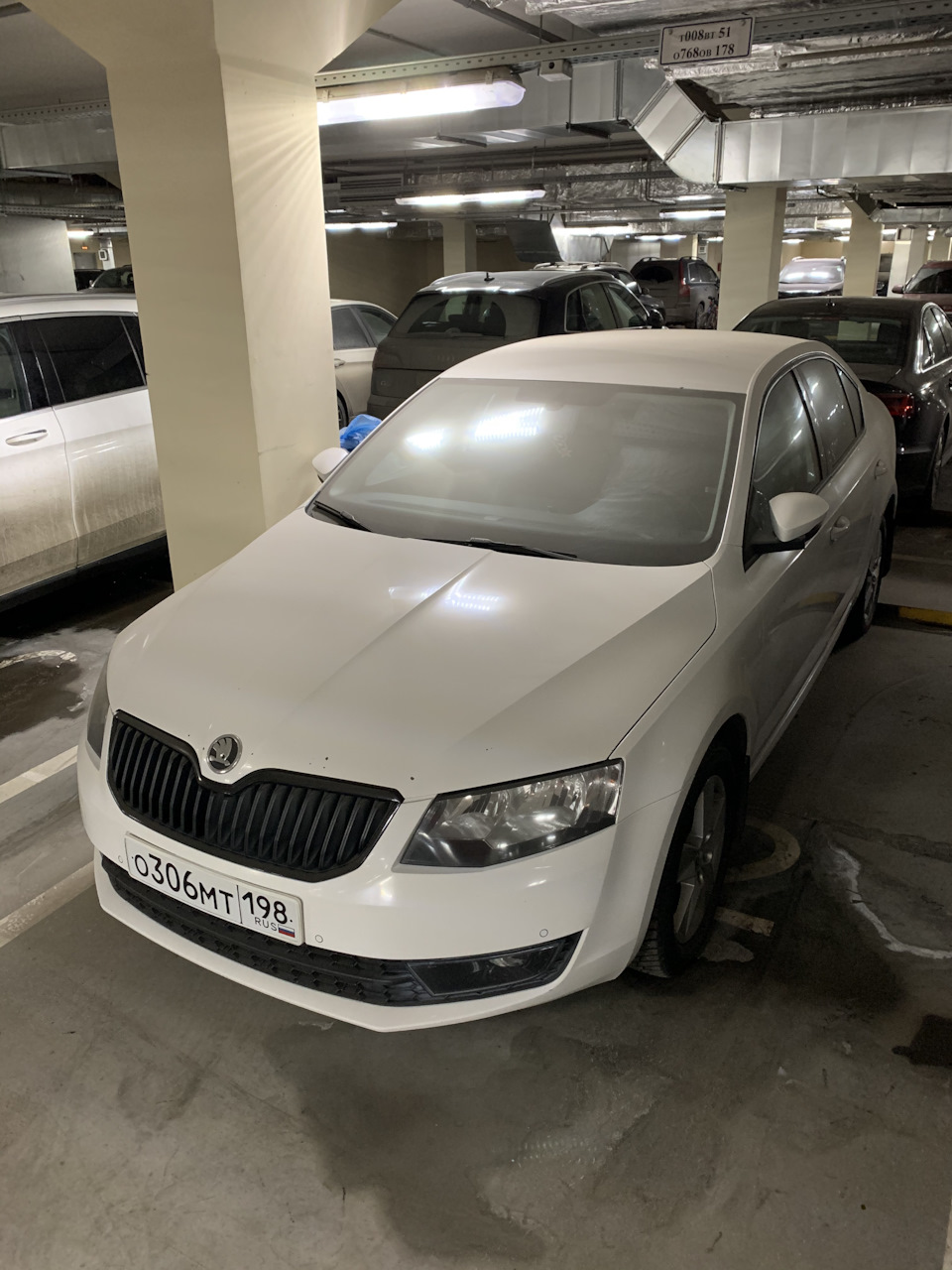 12. Сплиттер и диффузор, ключ, подкраска сколов и по мелочи — Skoda Octavia  A7 Mk3, 1,4 л, 2015 года | аксессуары | DRIVE2