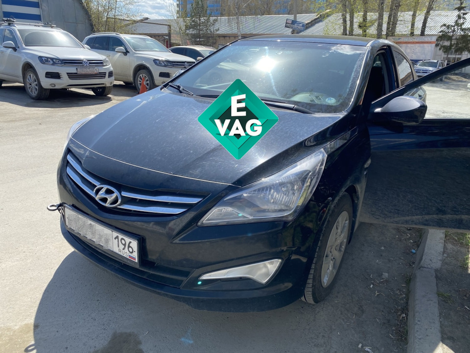 Hyundai Solaris 1.6 123 лс. Удаление катализатора, обновление прошивки ...