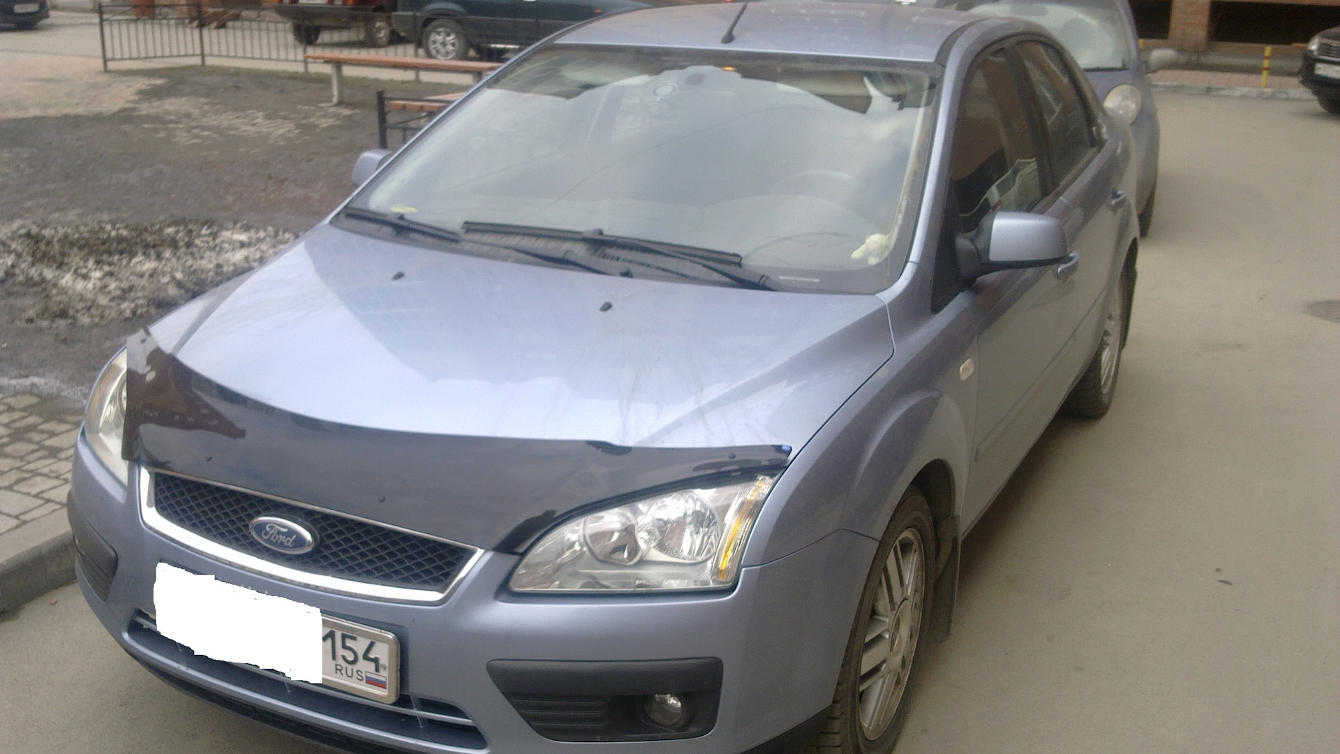 Ford Focus II Sedan 2.0 бензиновый 2005 | Серо-голубой металлик на DRIVE2