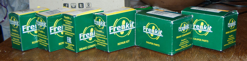 Ремкомплект суппортов Frenkit — Hyundai Sonata II (Y-2)