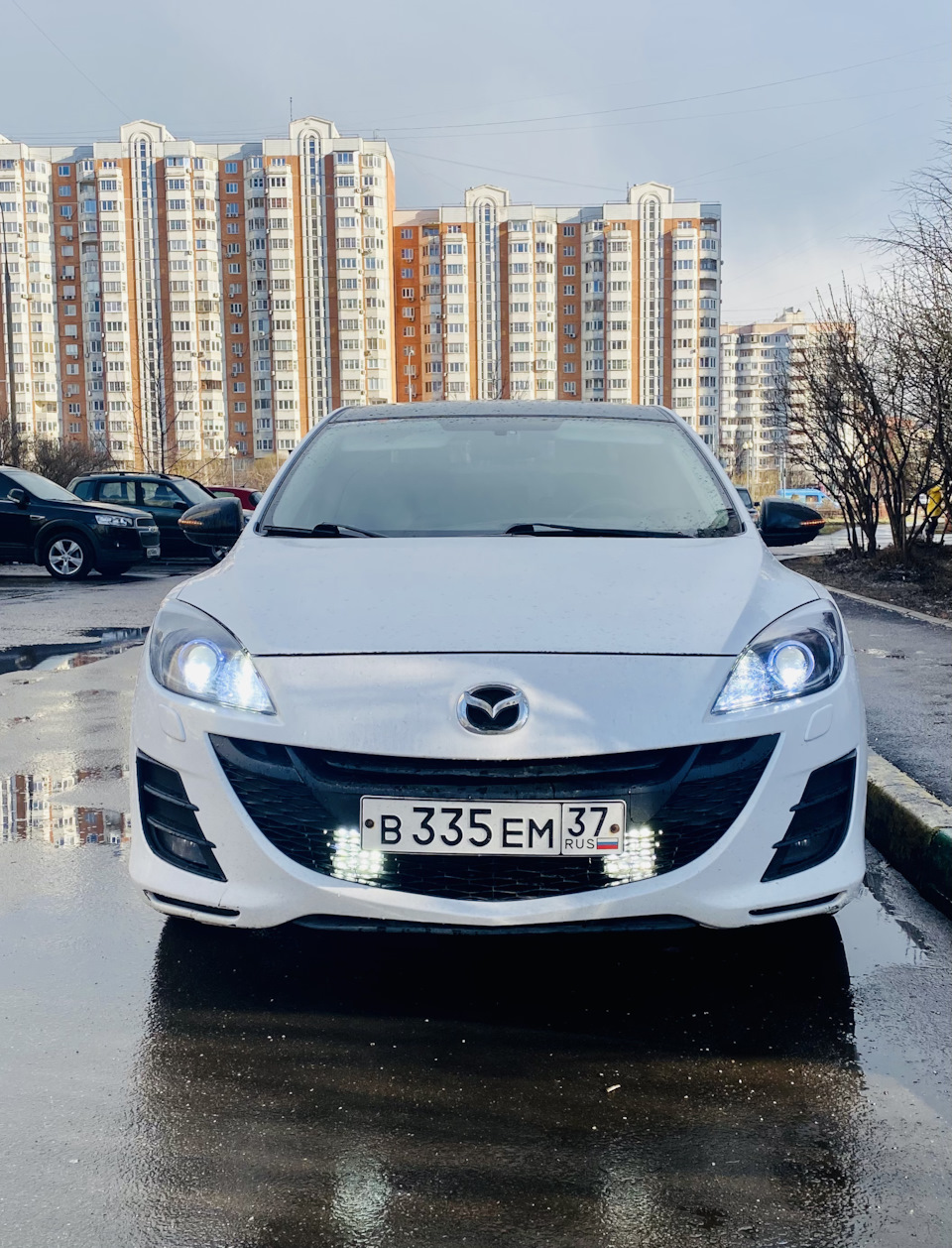 Наконец то переобулись :) — Mazda 3 (2G) BL, 1,6 л, 2011 года | колёсные  диски | DRIVE2