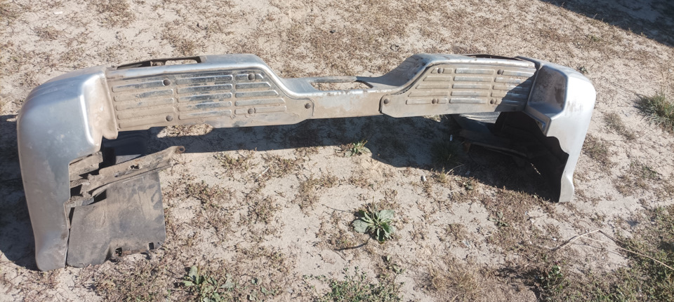 Пескоструем бампера — Mitsubishi Pajero (2G), 2,5 л, 1995 года ...