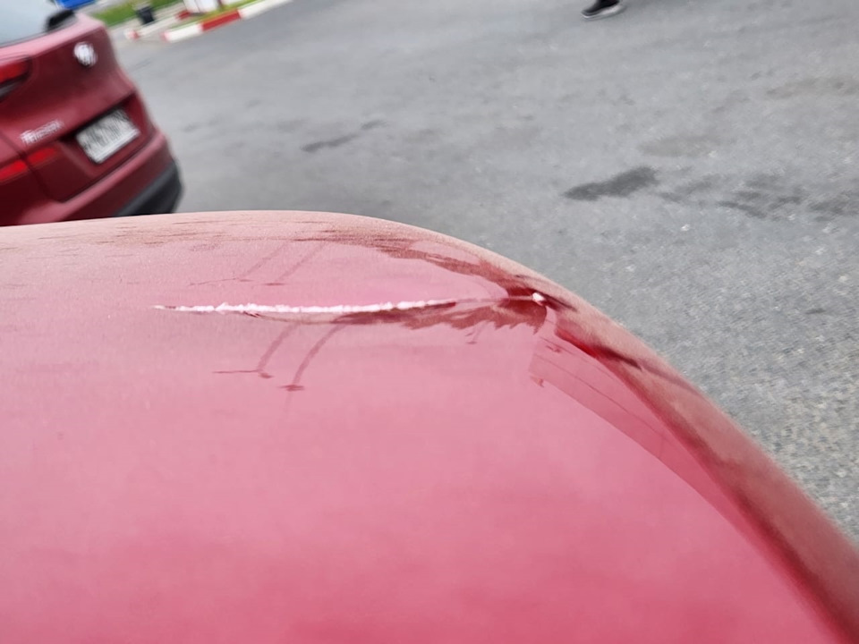 Инфинити. Ремонт вмятины на багажнике без покраски. — Bezpokras на DRIVE2