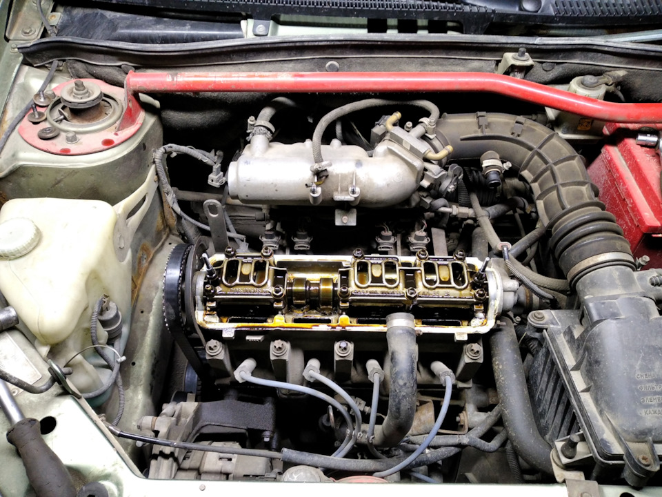 Регулировка клапанов — Lada Калина седан, 1,6 л, 2010 года | плановое ...