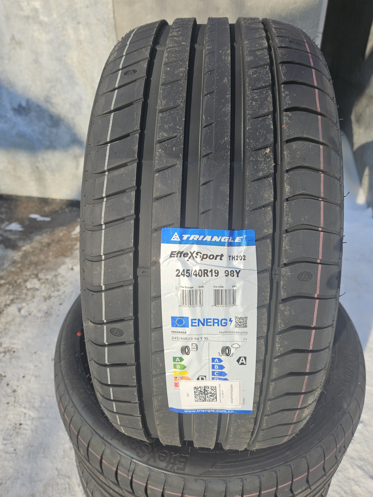Летняя резина. Triangle TH202 EffeXSport 245/40 R19 — Audi S8 (D2), 4,2 ...