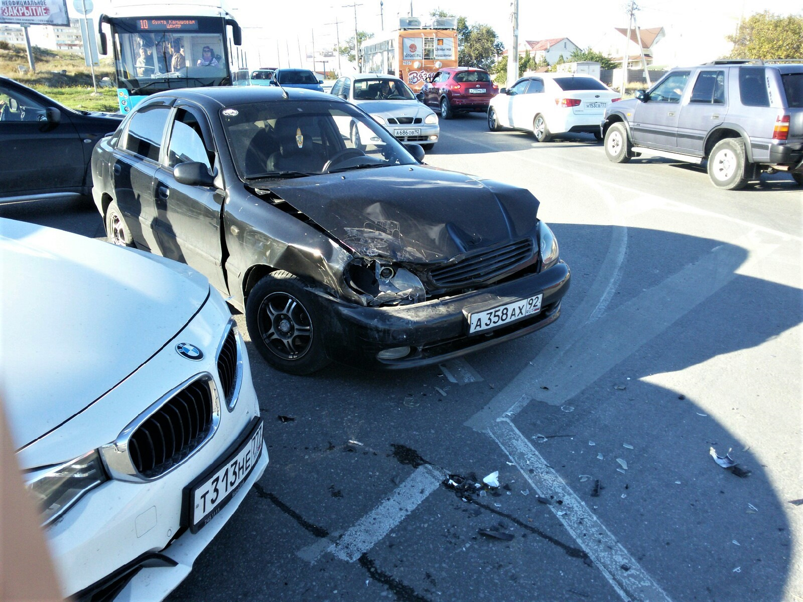 26 сентября ДТП с участием BMW (часть 1) — Daewoo Lanos, 1,5 л, 2008 года |  ДТП | DRIVE2