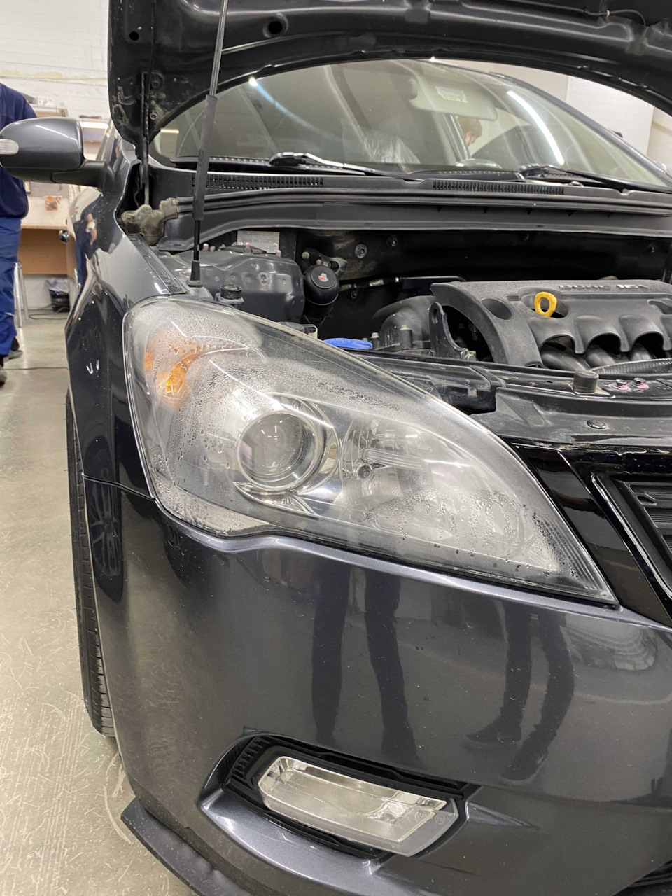 Покраска суппортов и фара больше не потеет) — KIA Ceed (1G), 1,4 л ...