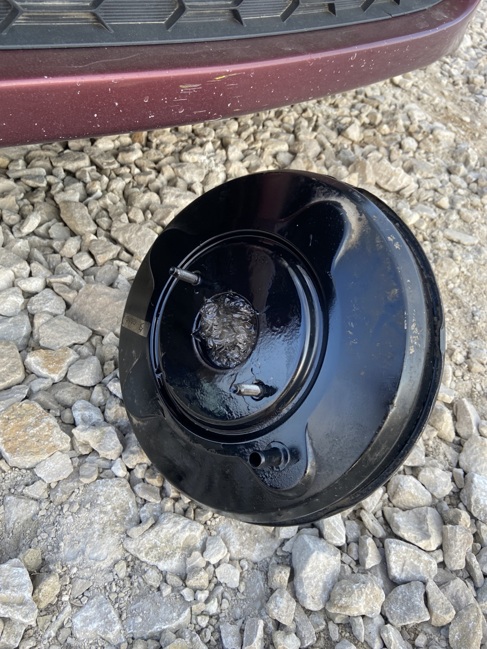 Продолжение замены вакумника, годный лут и ржавчина в багажнике ...