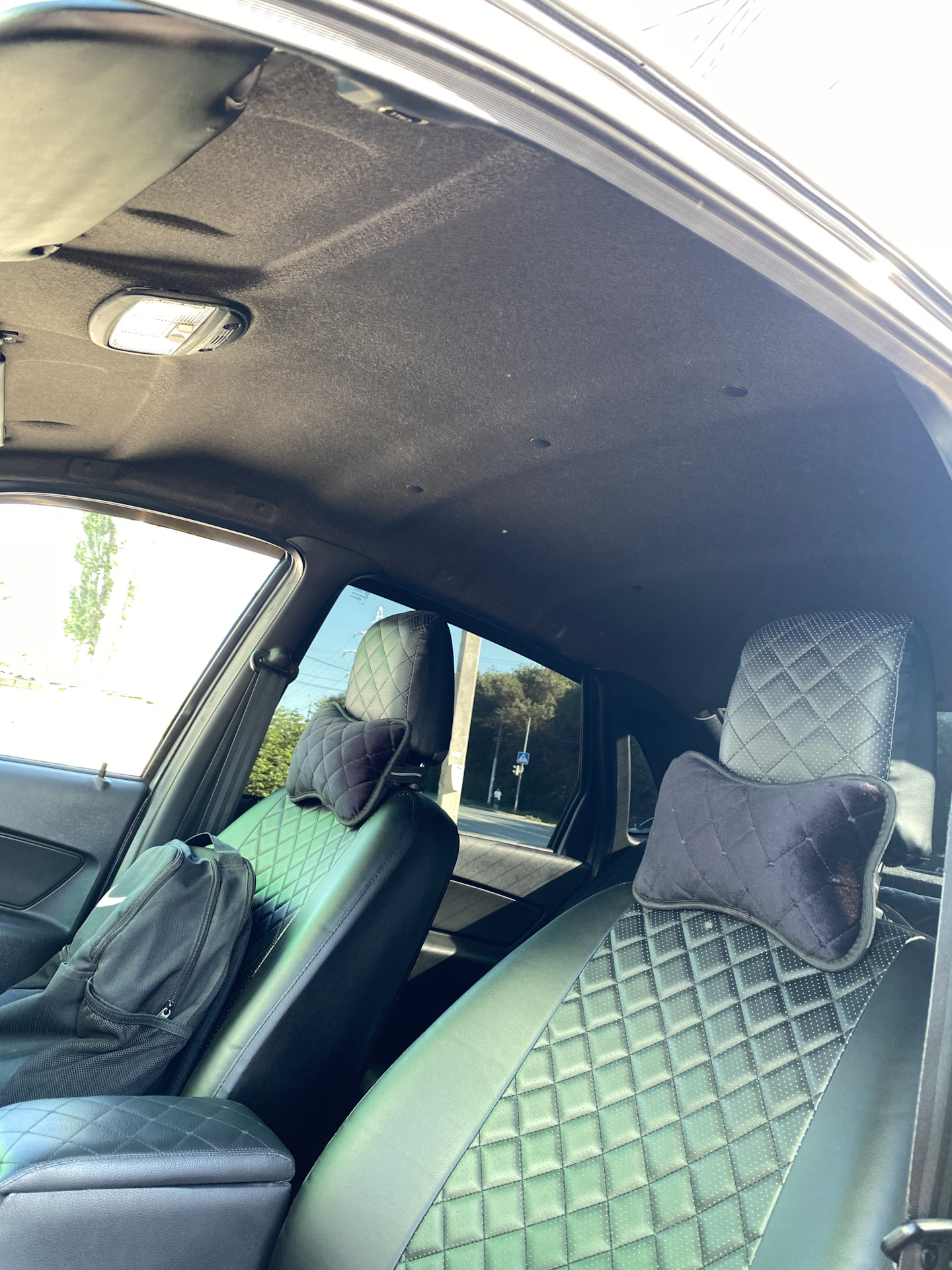 Черный потолок — Lada Гранта (1G), 1,6 л, 2016 года | просто так | DRIVE2