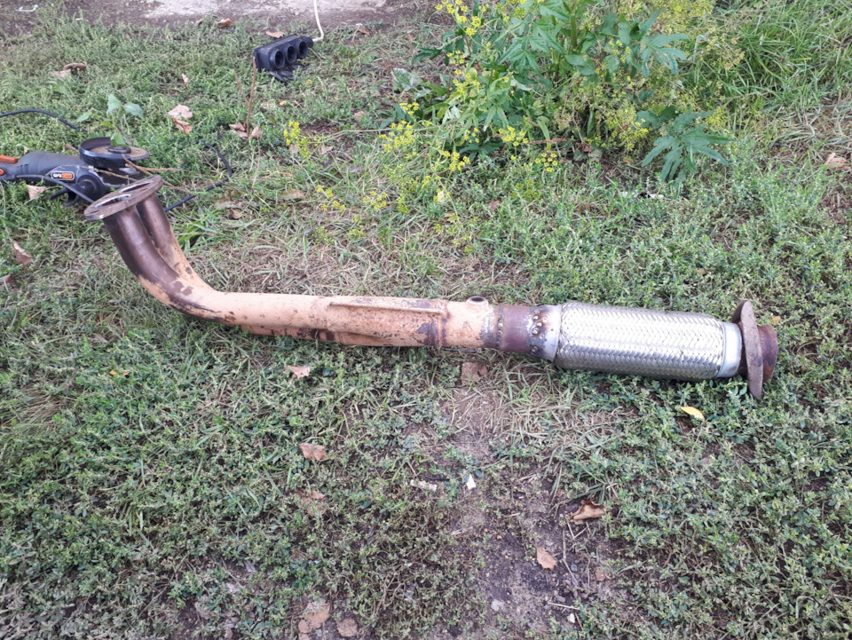 Приёмная труба от хантера — ГАЗ Газель, 2000 года | своими руками | DRIVE2