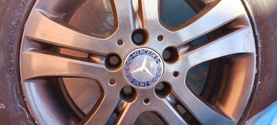Литые диски R16 — Mercedes-Benz C-Class (W204), 1,8 л, 2008 года ...
