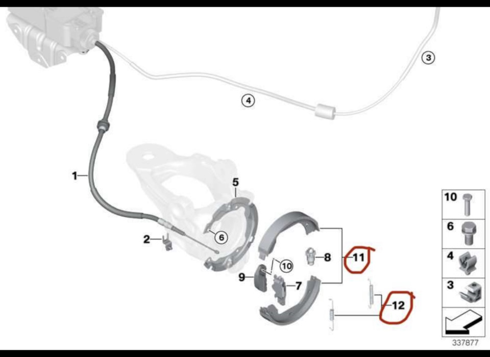 Парковочный тормоз отказал bmw x6