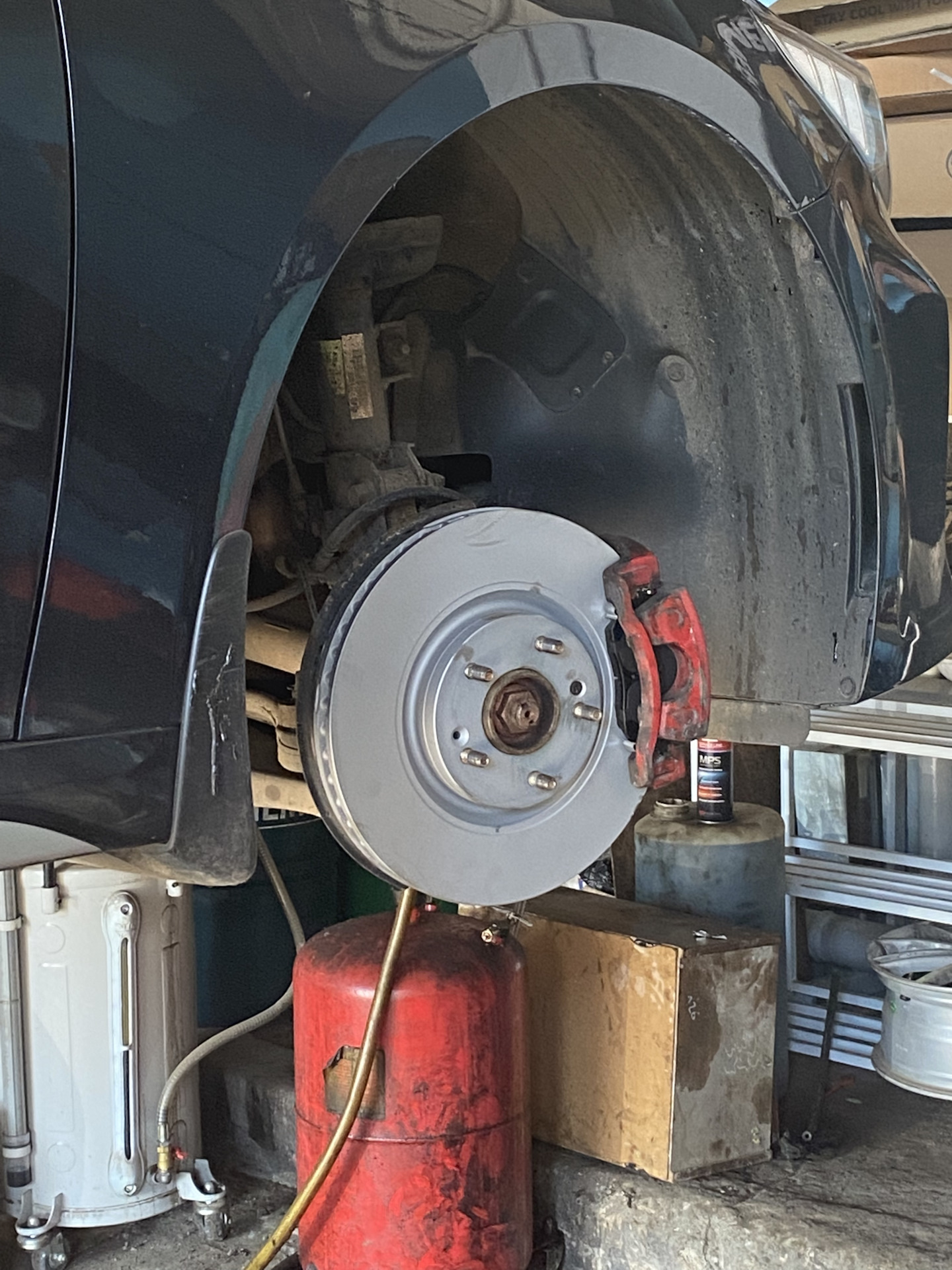 Тормозные диски — KIA Optima (4G), 2,4 л, 2016 года | плановое ТО | DRIVE2