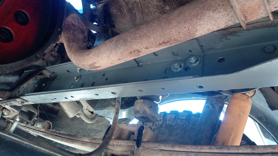 Усилители рамы в Соболь 4х4. — ГАЗ Соболь 4х4, 2,8 л, 2012 года ...