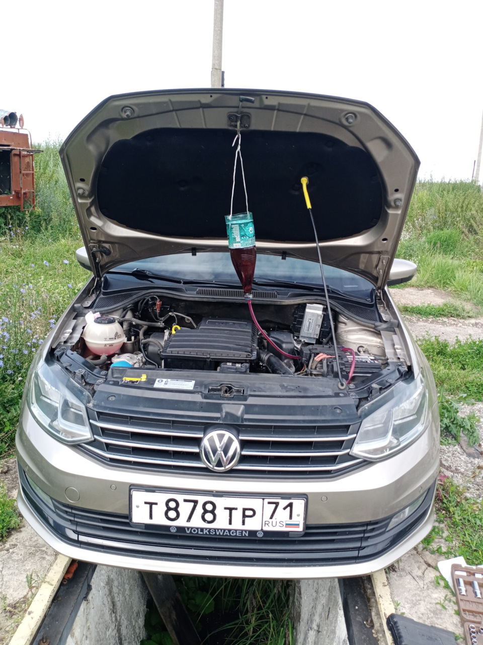 Замена масла в АКПП, дисков, всех колодок. — Volkswagen Polo Sedan, 1,6 ...