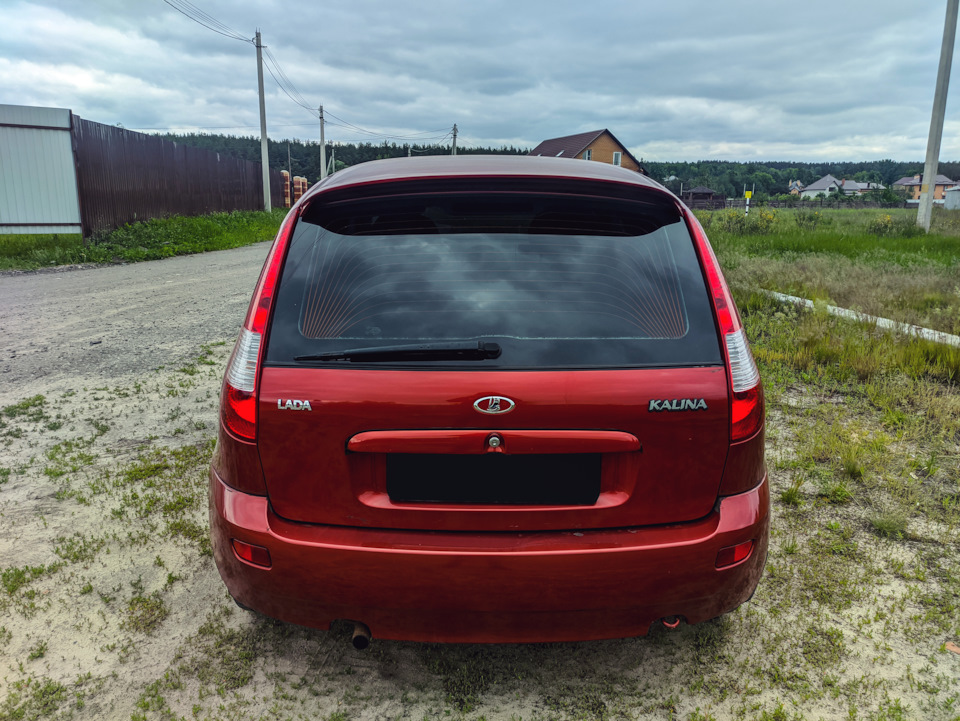 #14 — фотки, накладка багажника, капот. — Lada Калина Хэтчбек (1G), 1,6 ...