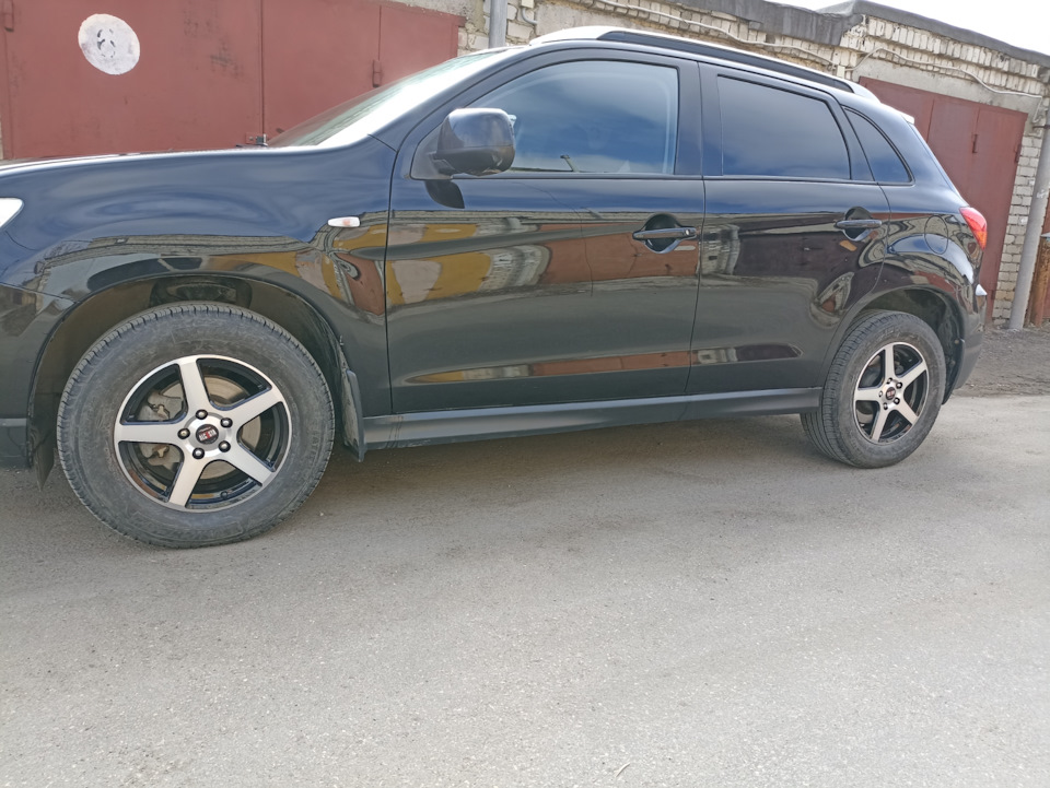 Переобувка и новые диски — Mitsubishi ASX, 1,6 л, 2010 года | колёсные ...