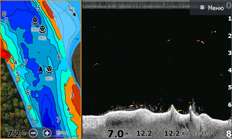 Как рисовать карты на эхолоте lowrance hook reveal