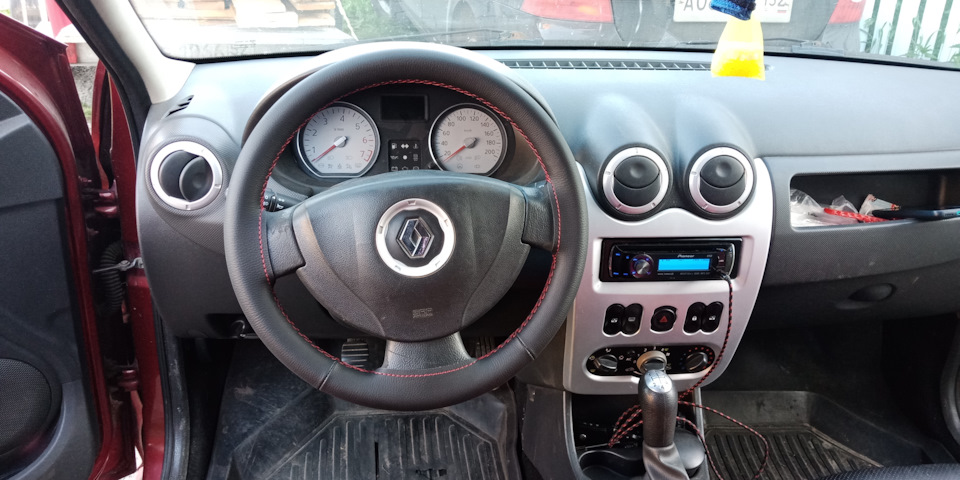 Оплетка руля Рено Логан. — DRIVE2