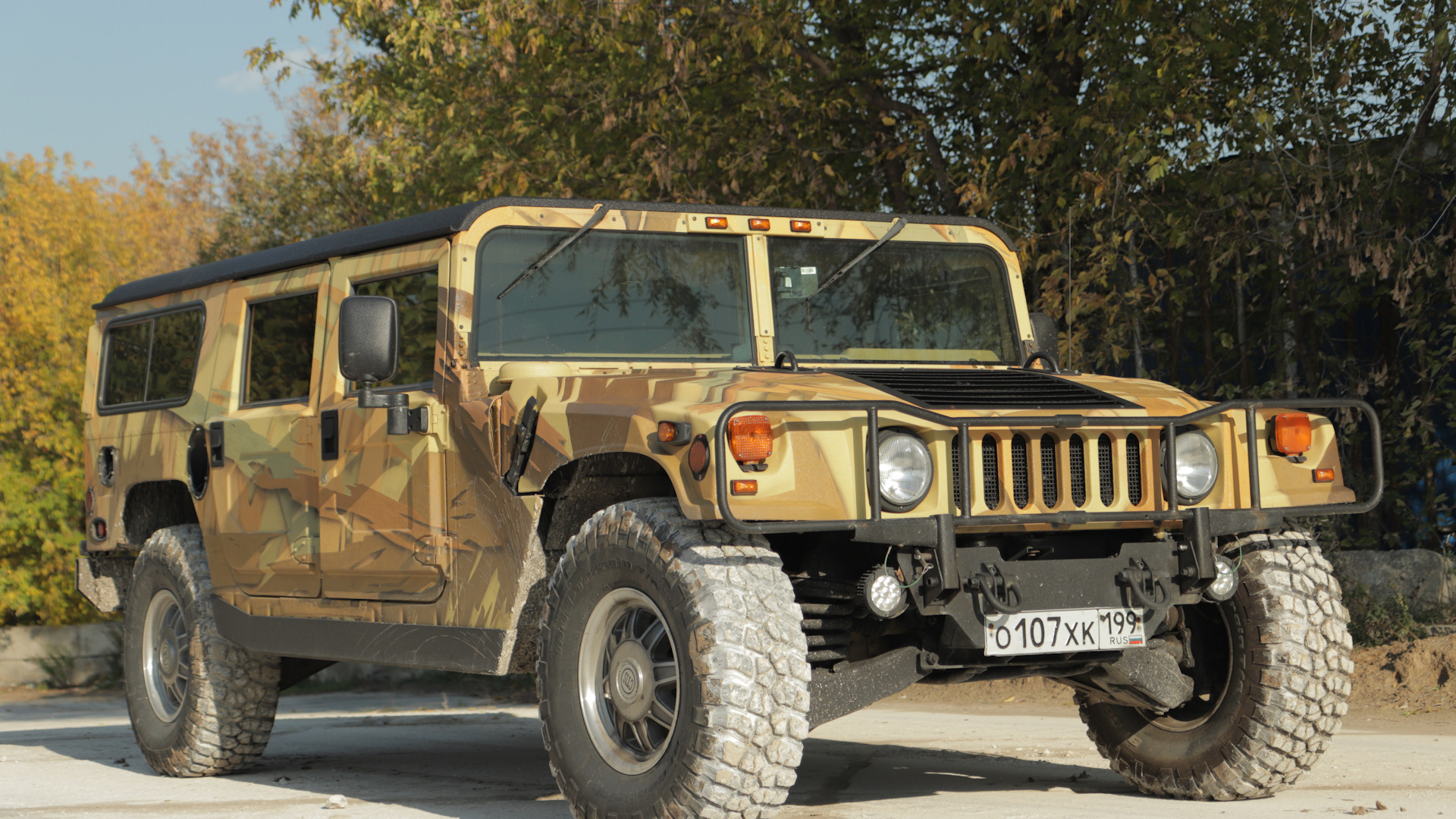 Hummer h1 на бездорожье